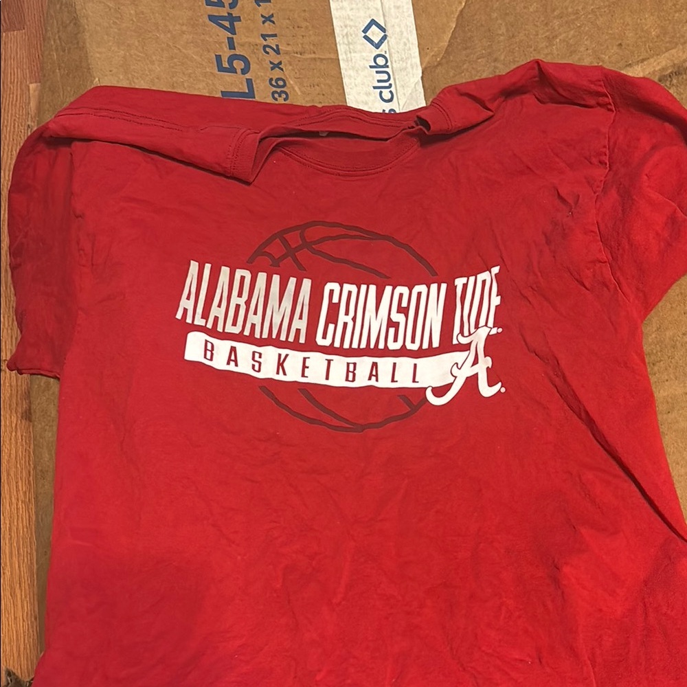 Hanes Red Alabama Crimson Tide Basketball Tee